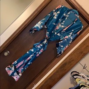 Beautiful peacock robe